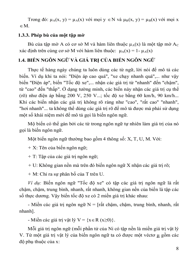 image for page Hệ mờ và nơron trong kỹ thuật điều khiển