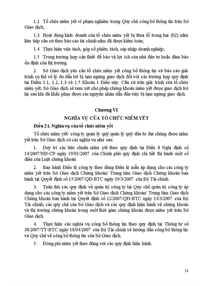 image for page Quy chế niêm yết trên sở giao dịch chứng khoán