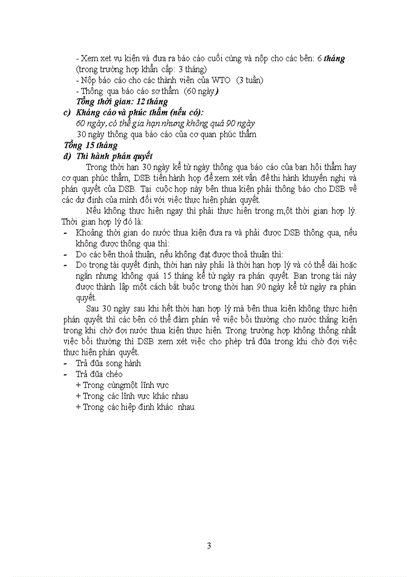 image for page Giải quyết tranh chấp theo quy chế của WTO