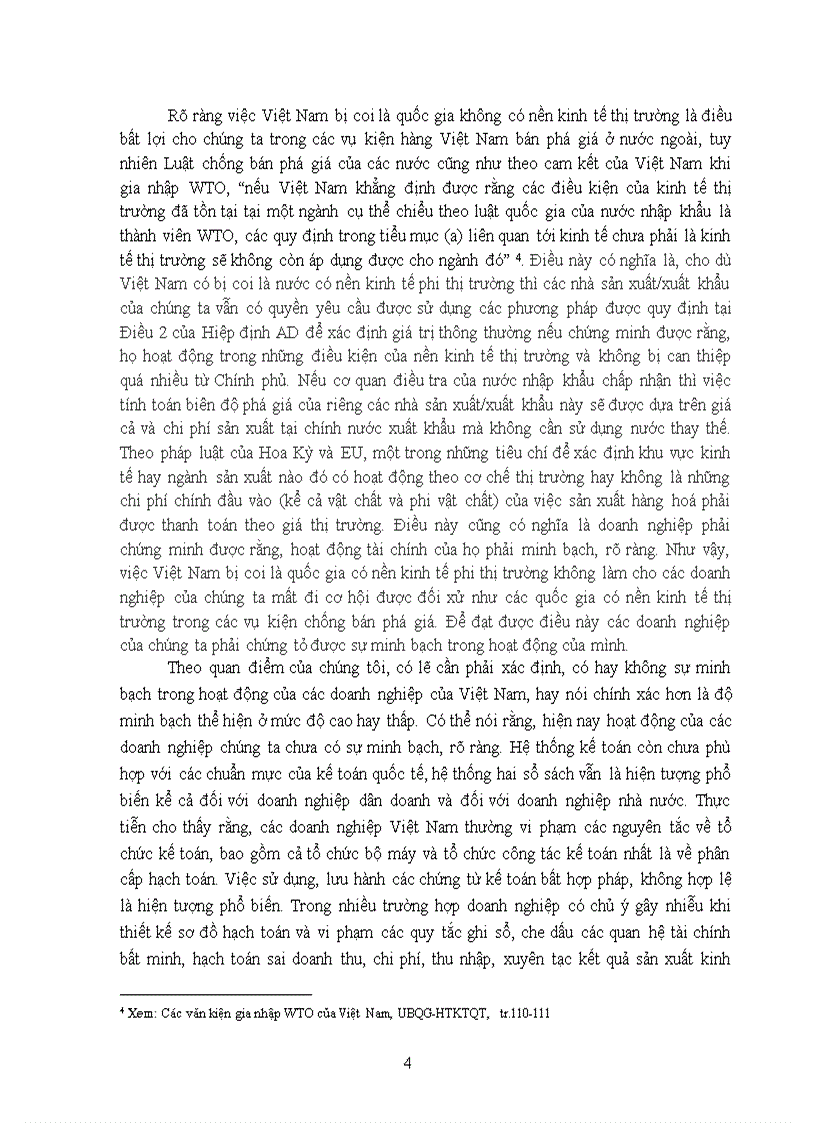image for page Quy chế nền kinh tế phi thị trường và vấn đề minh bạch để ứng phó với các vụ kiện bán phá giá