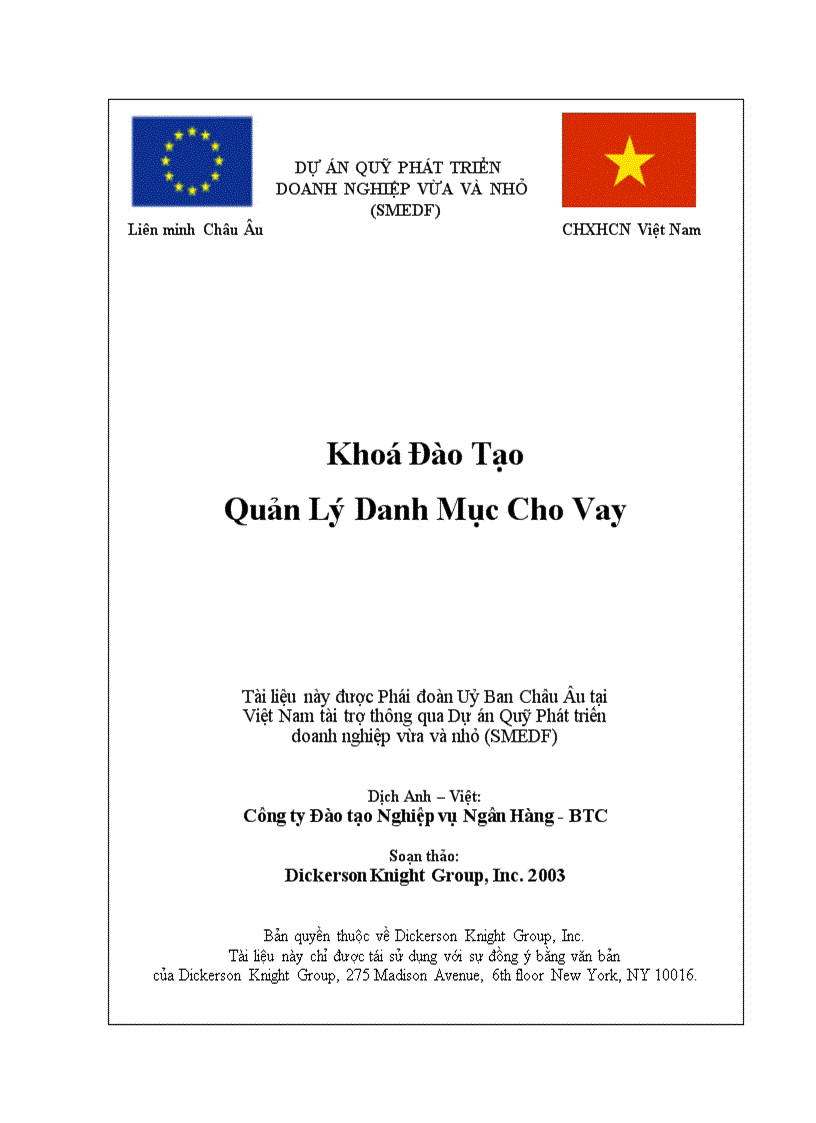 Quản lý danh mục cho vay