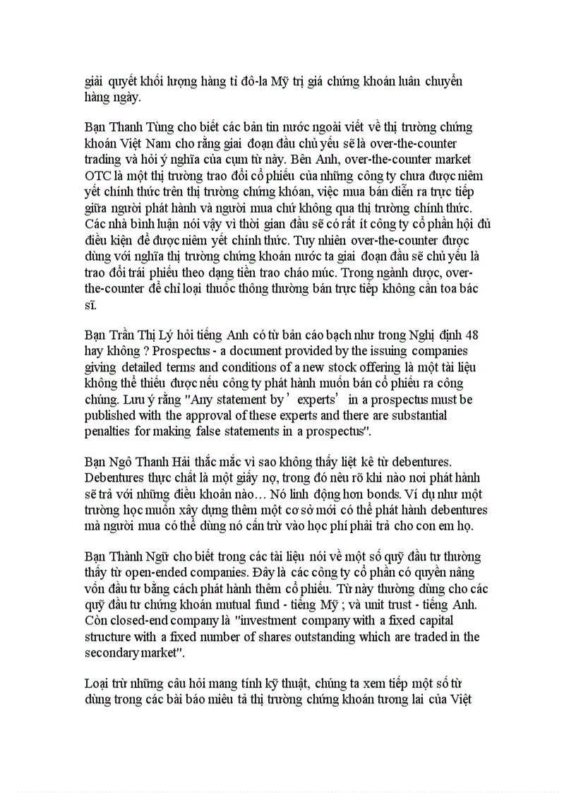 image for page Tổng quan về Thị trường chứng khoán