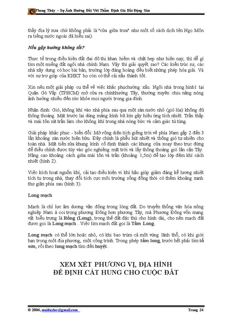 image for page Phong thủy và bất động sản