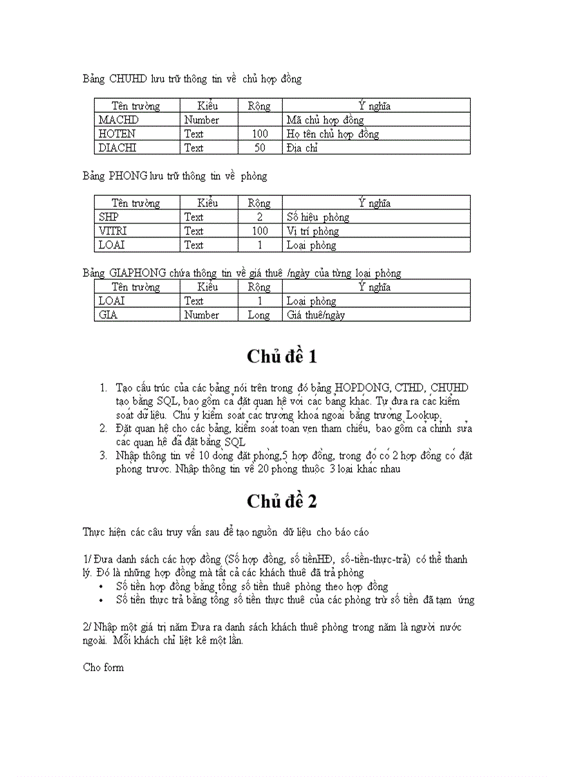 image for page Hướng dẫn làm đồ án HỆ QUẢN TRỊ CƠ SỞ DỮ LIỆU