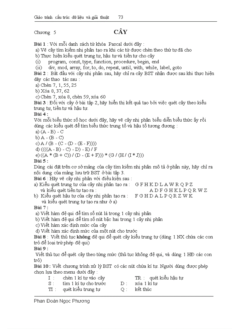 image for page Bài giảng đầy đủ Cấu trúc dữ liệu và giải thuật
