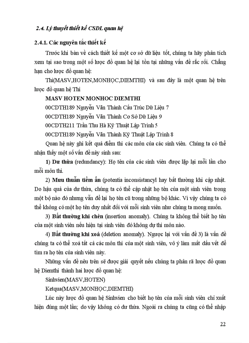 image for page Đề cương bài giảng Cơ sở dữ liệu