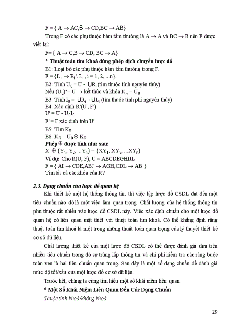 image for page Đề cương bài giảng Cơ sở dữ liệu