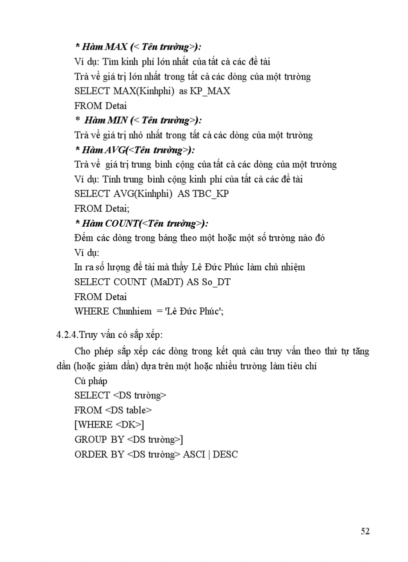 image for page Đề cương bài giảng Cơ sở dữ liệu