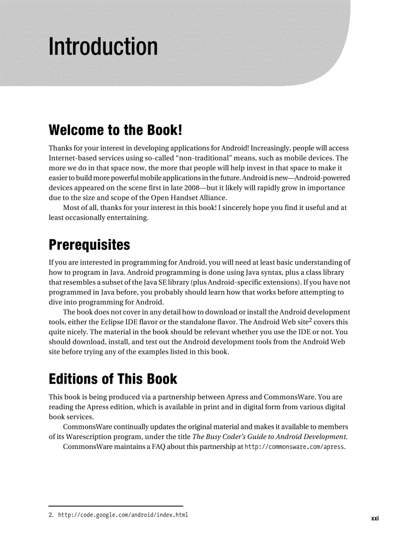 image for page Beginning Android