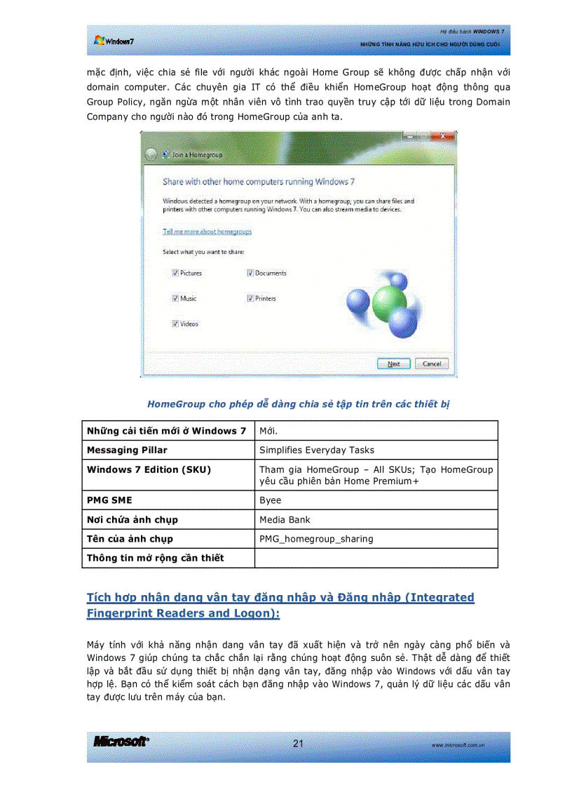 image for page Windows 7 Những tính năng hữu ích Ebook
