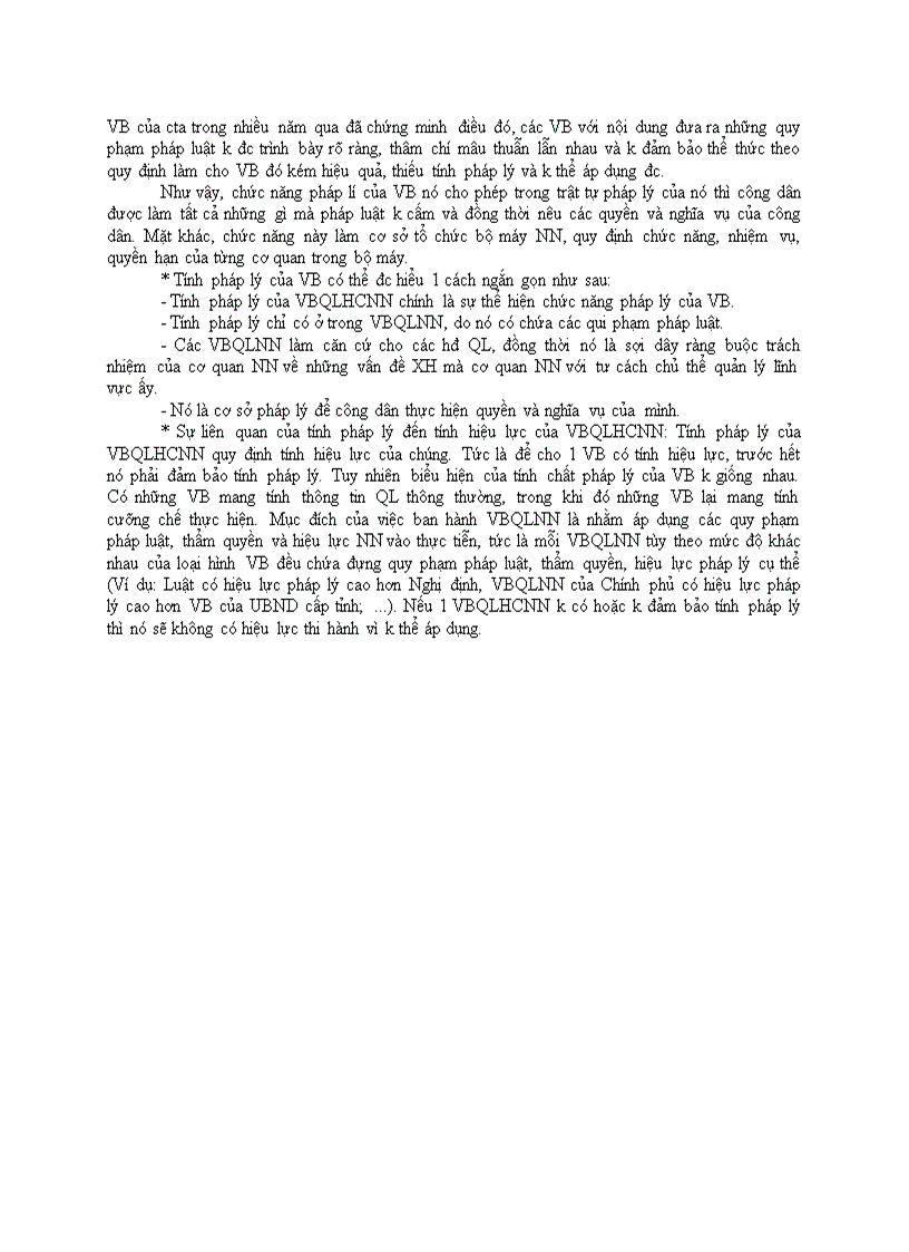 image for page Hãy phân tích và nêu rõ mối tương quan giữa các chức năng cơ bản của văn bản quản lý nhà nước Tính pháp lý của văn bản quản lý nhà nước được hiểu như thế nào và liên quan đến hiệu lực