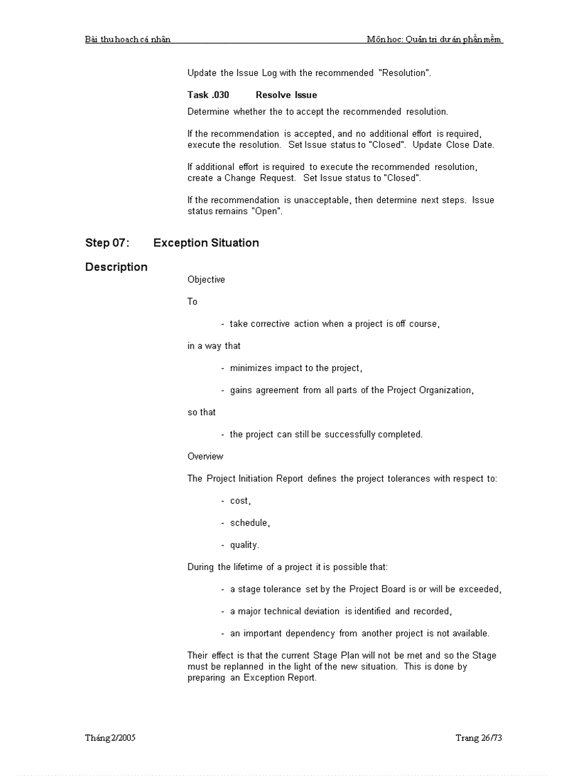 image for page Quản trị dự án phần mềm