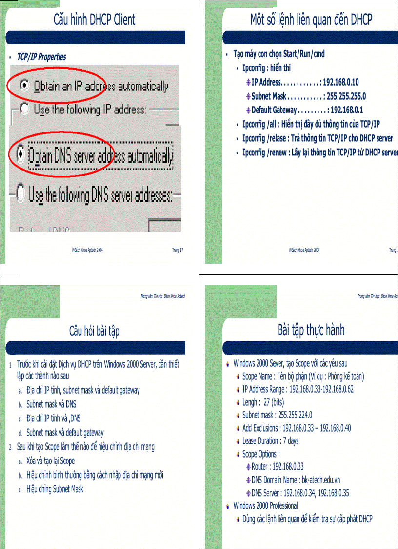 image for page Giáo trình quản trị mạng Windows nâng cao