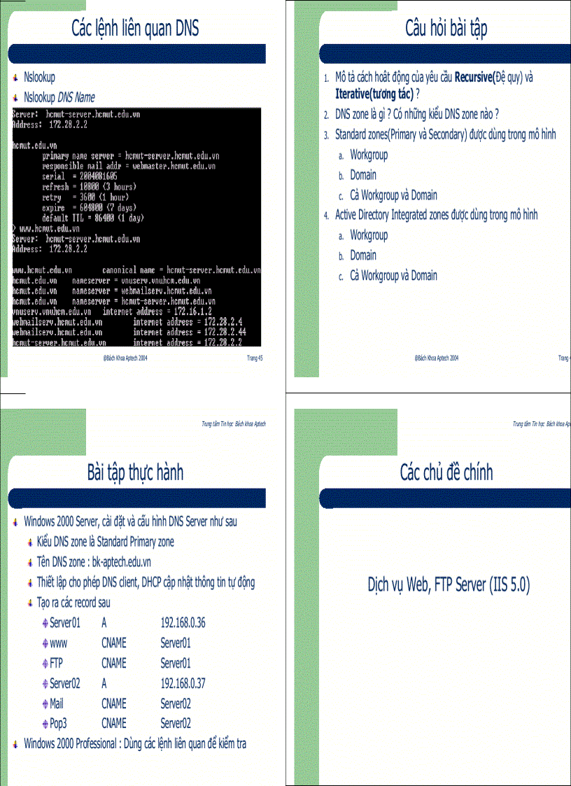 image for page Giáo trình quản trị mạng Windows nâng cao