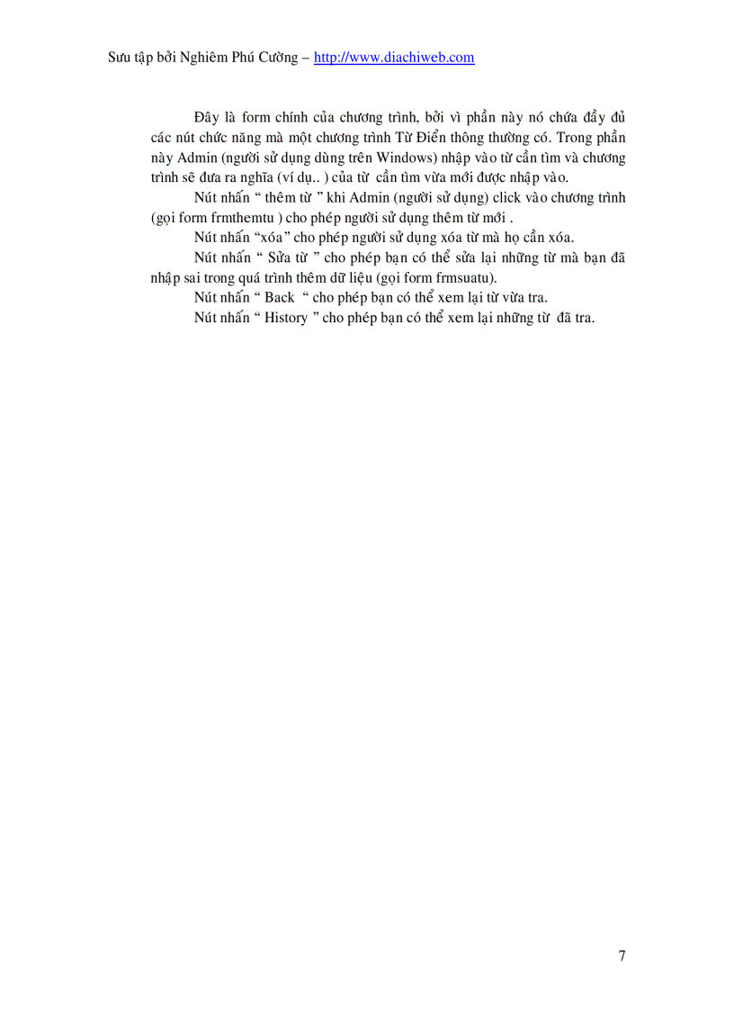 image for page Viết Chương Trình Từ Điển Bằng Visual Basic