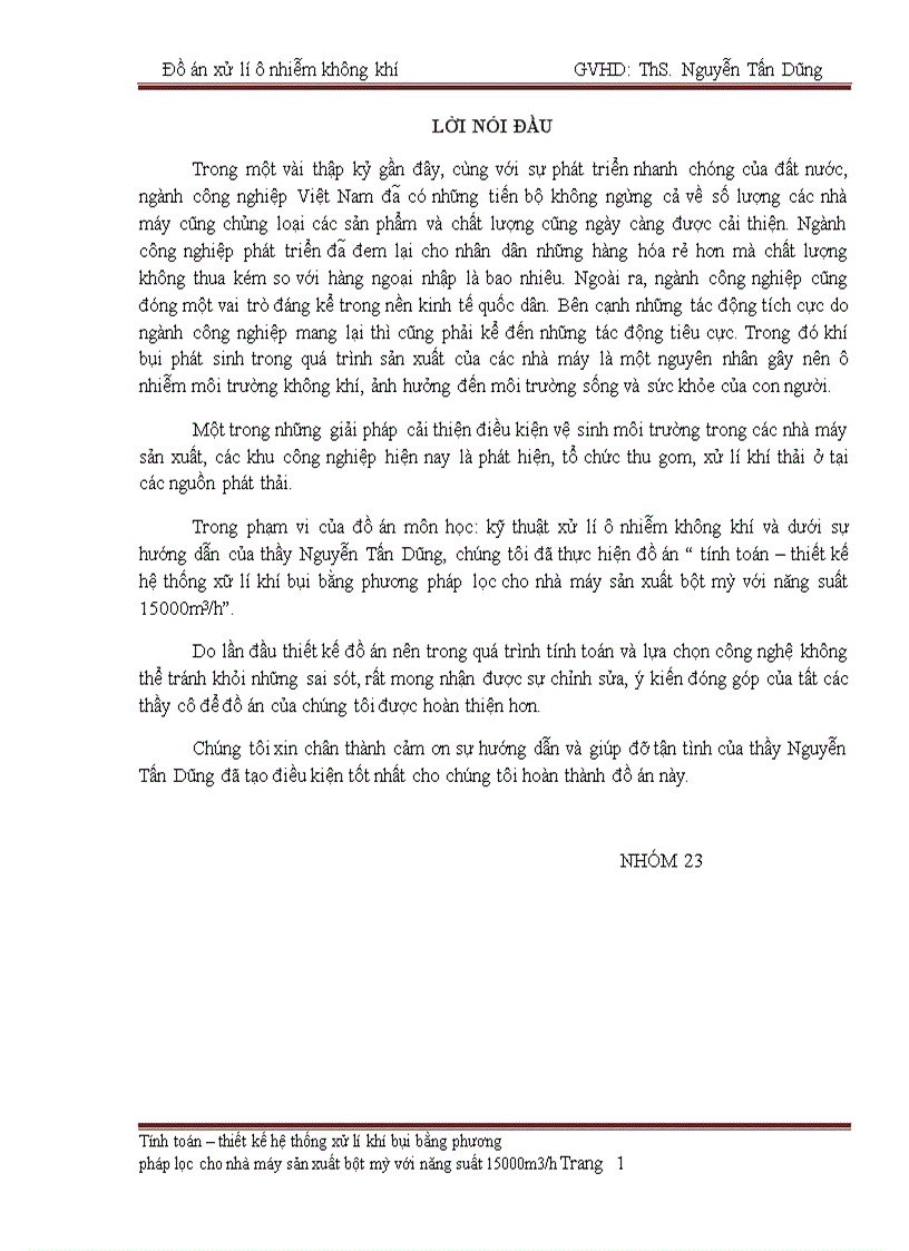 image for page Đồ án Ô nhiễm không khí