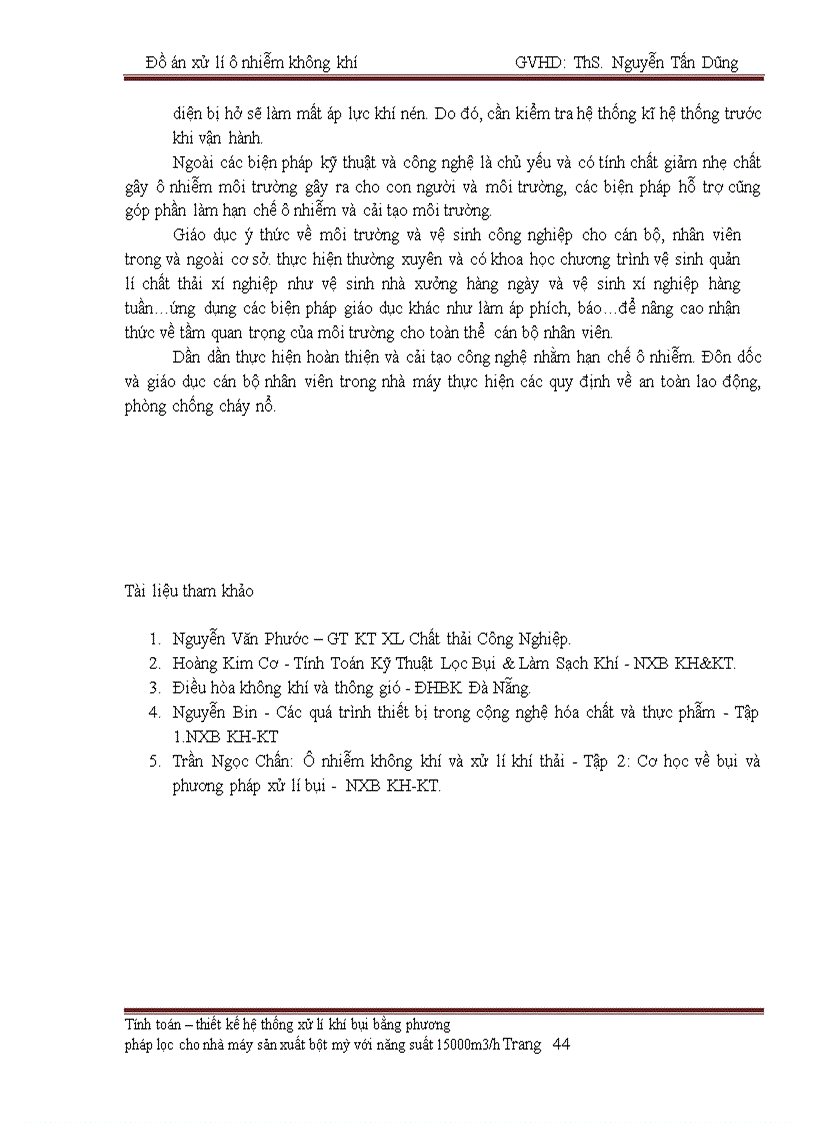 image for page Đồ án Ô nhiễm không khí