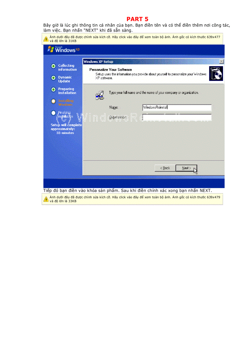 image for page Hướng dẫn cài Windows XP Home bằng đĩa CD ROM