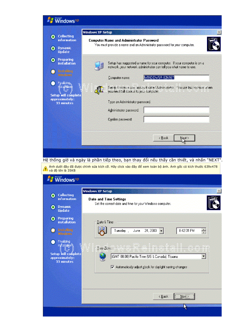 image for page Hướng dẫn cài Windows XP Home bằng đĩa CD ROM