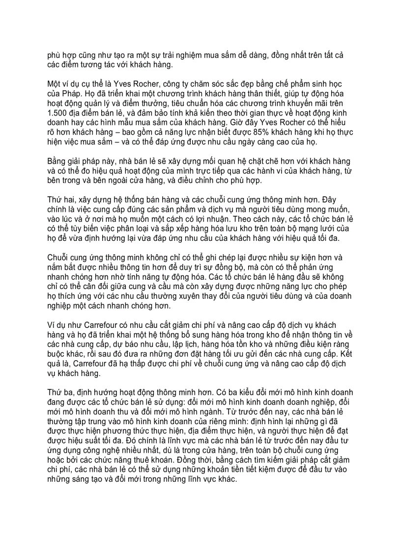 image for page Hướng tới ngành bán lẻ thông minh hơn