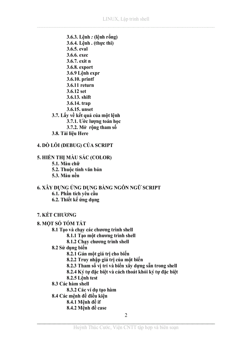 image for page Lập trình Shell Linux cho sinh viên