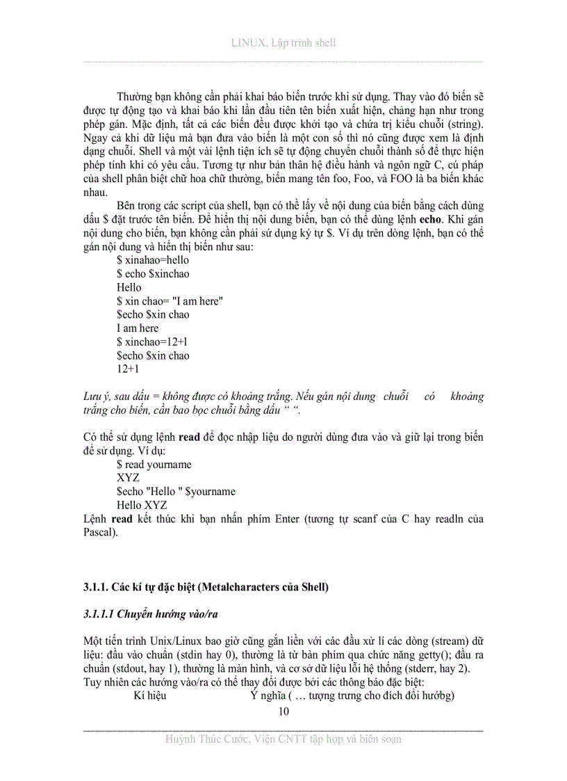 image for page Lập trình Shell Linux cho sinh viên