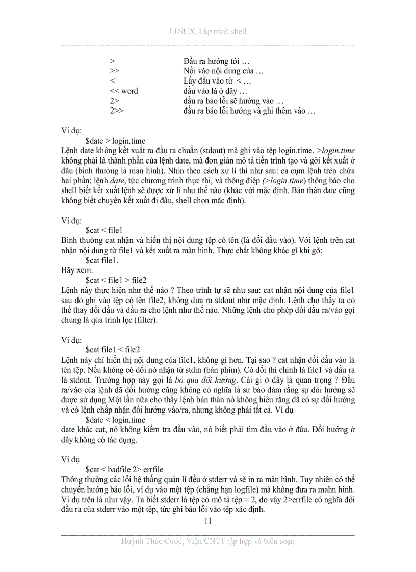 image for page Lập trình Shell Linux cho sinh viên