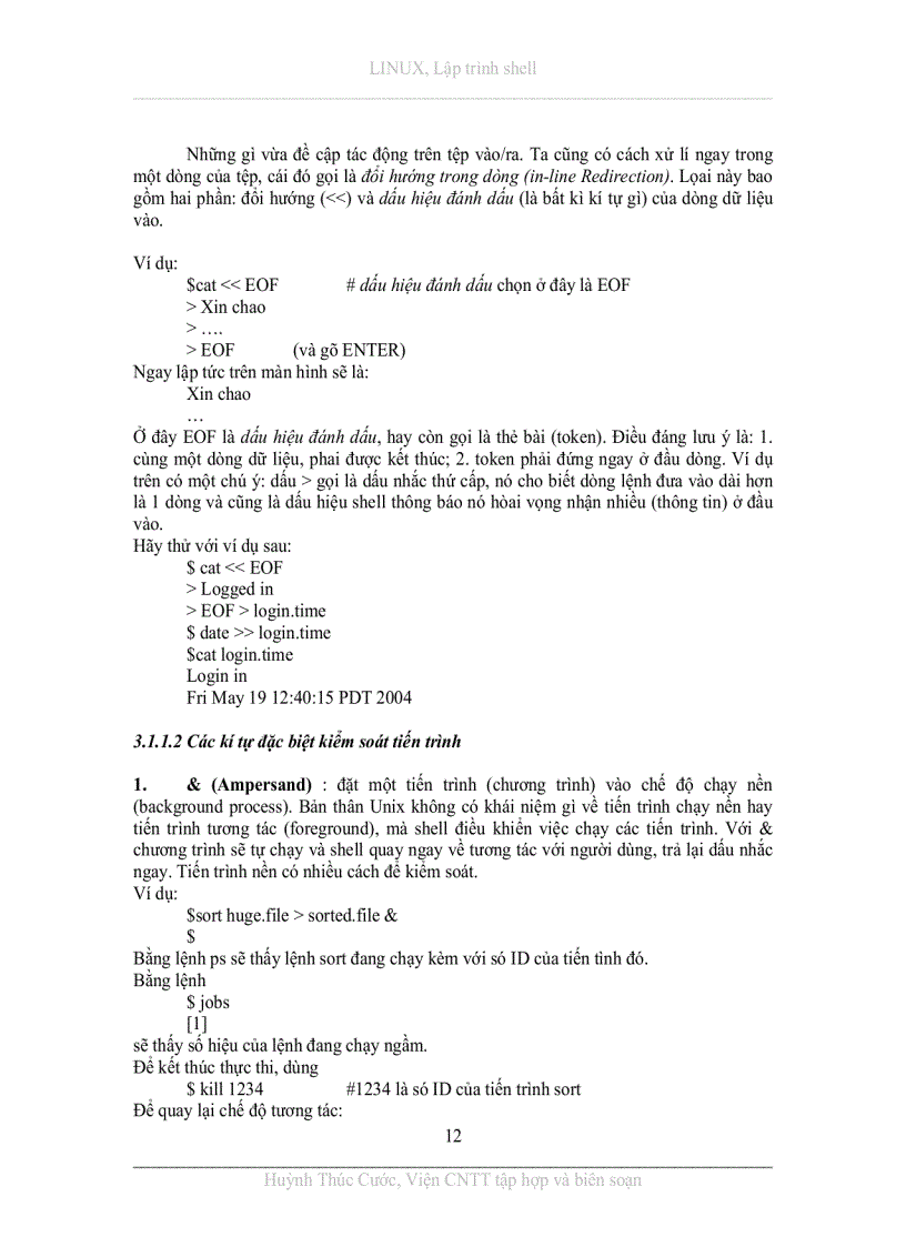 image for page Lập trình Shell Linux cho sinh viên