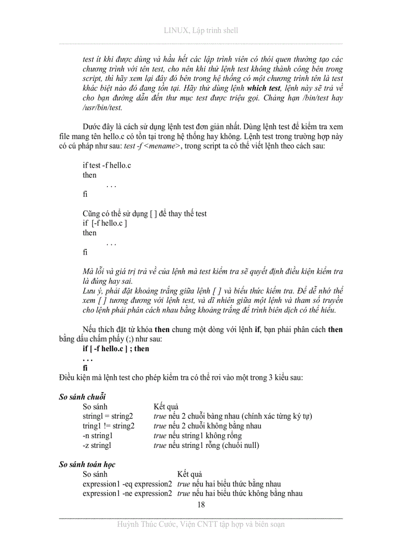 image for page Lập trình Shell Linux cho sinh viên
