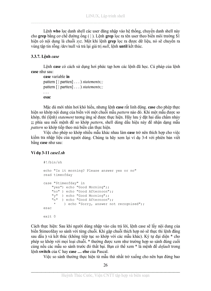 image for page Lập trình Shell Linux cho sinh viên