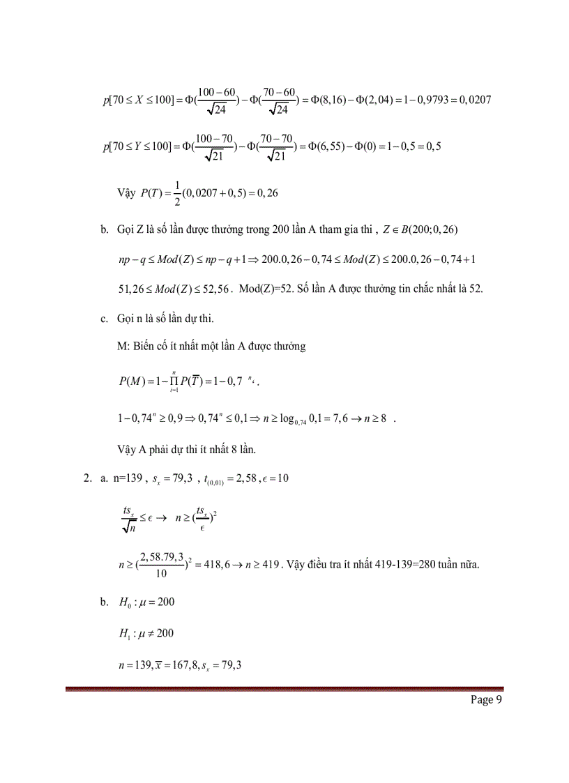 image for page Đề thi xác suất thống kê