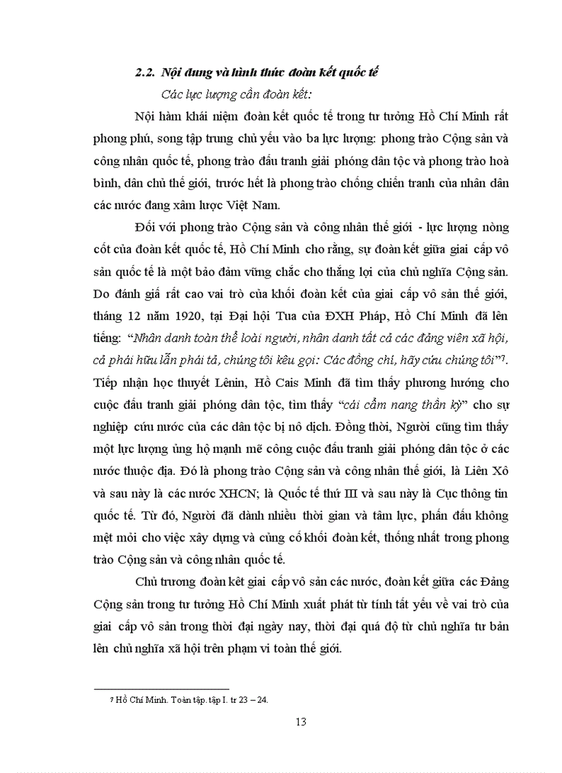 image for page Tiểu luận Tư tưởng hồ chí minh về đoàn kết quốc tế