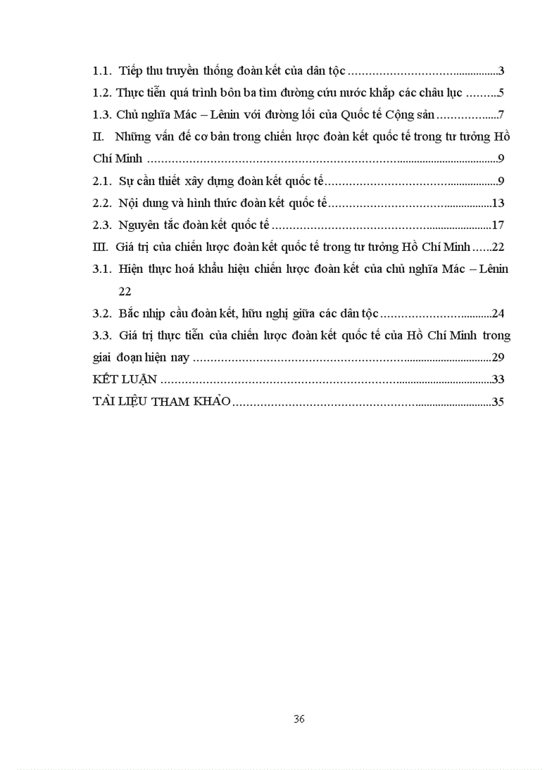 image for page Tiểu luận Tư tưởng hồ chí minh về đoàn kết quốc tế