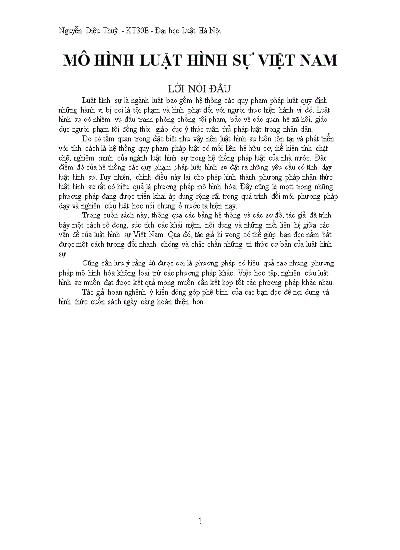 image for page Mô hình luật hình sự