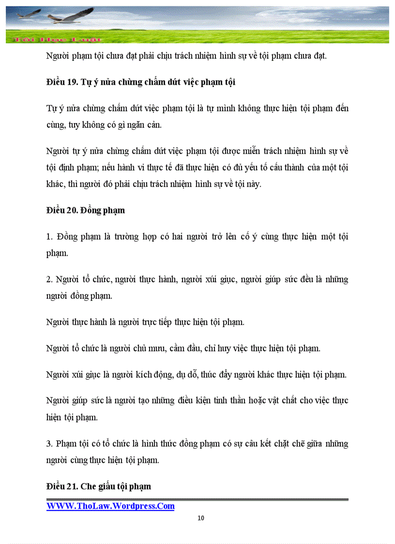 image for page Các VBPL trong Đề cương môn học Luật hình sự