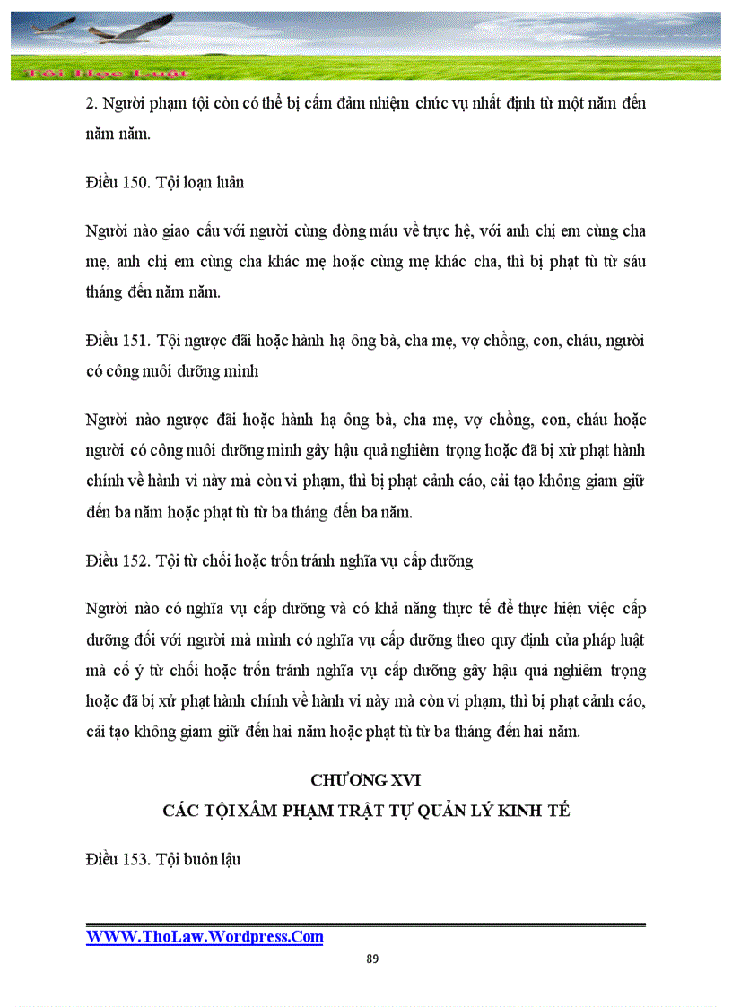 image for page Các VBPL trong Đề cương môn học Luật hình sự