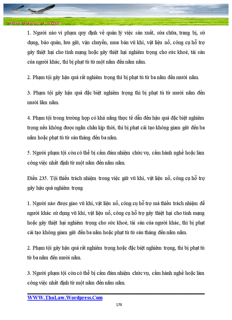 image for page Các VBPL trong Đề cương môn học Luật hình sự