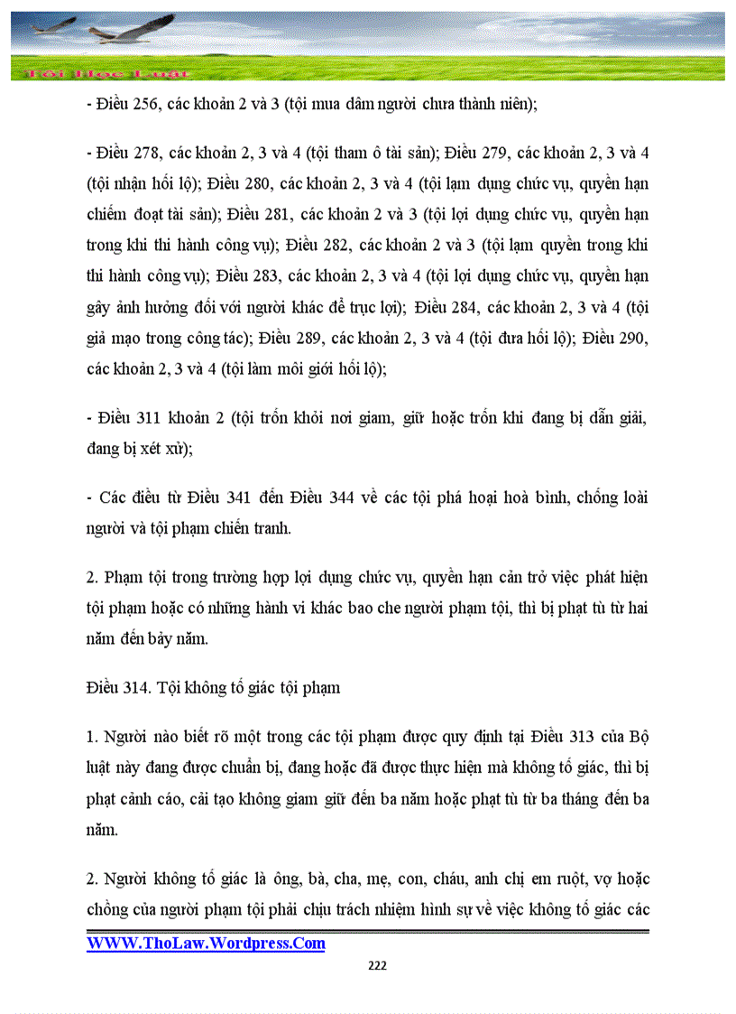 image for page Các VBPL trong Đề cương môn học Luật hình sự