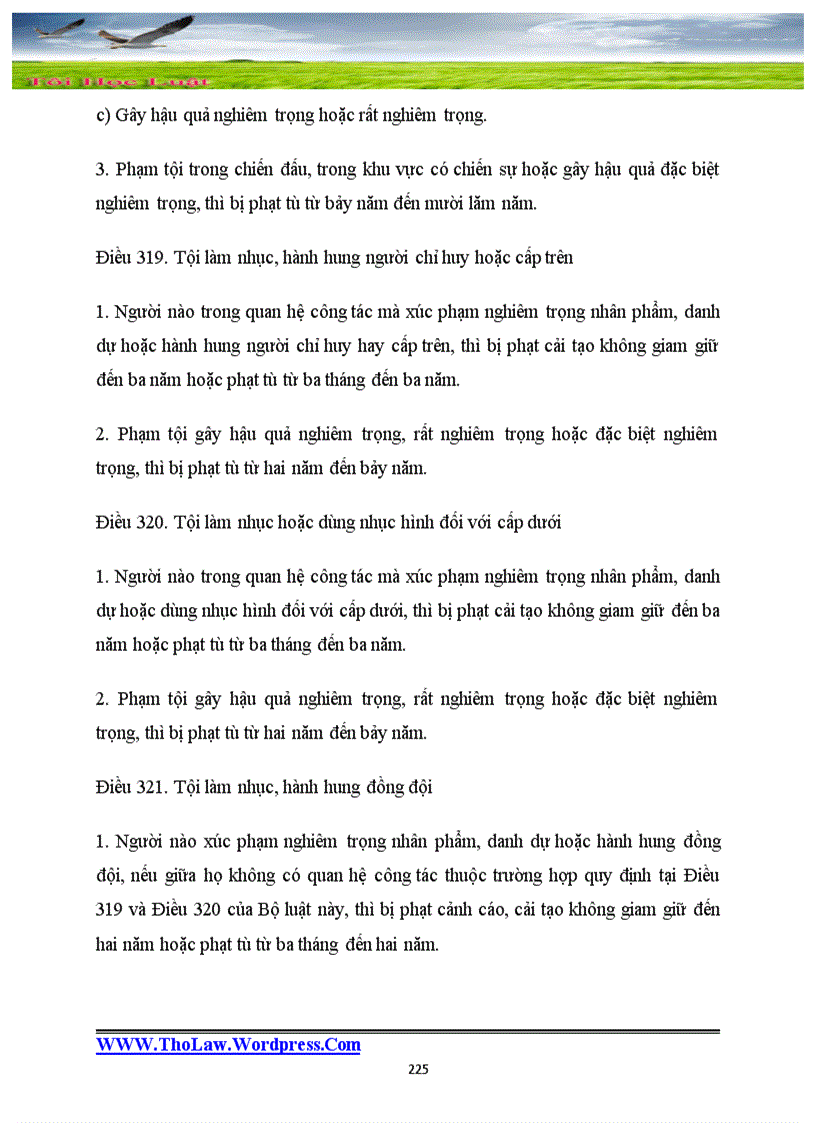 image for page Các VBPL trong Đề cương môn học Luật hình sự