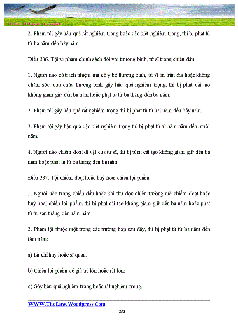 image for page Các VBPL trong Đề cương môn học Luật hình sự