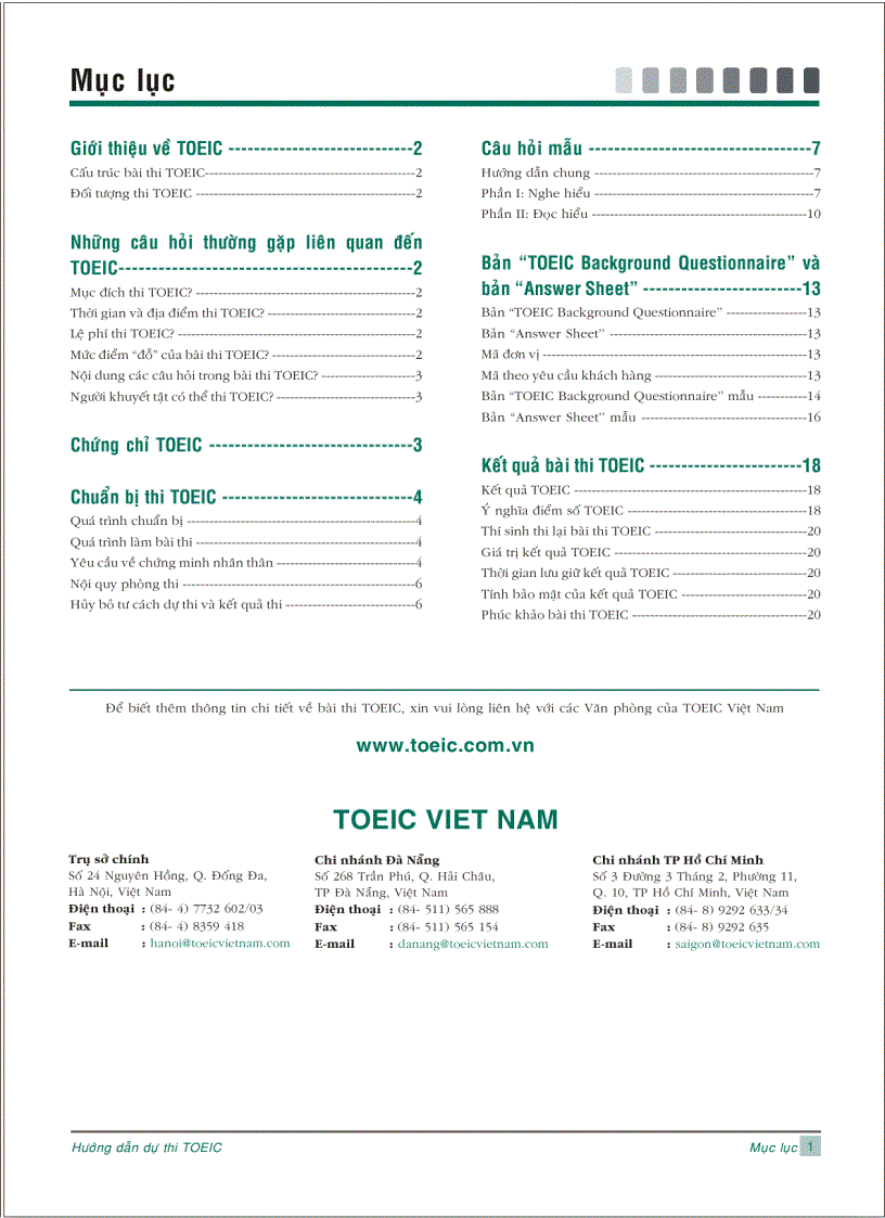 image for page Hướng dẫn thi TOEIC