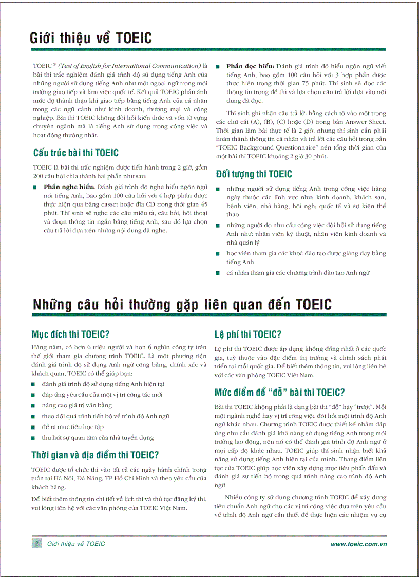 image for page Hướng dẫn thi TOEIC