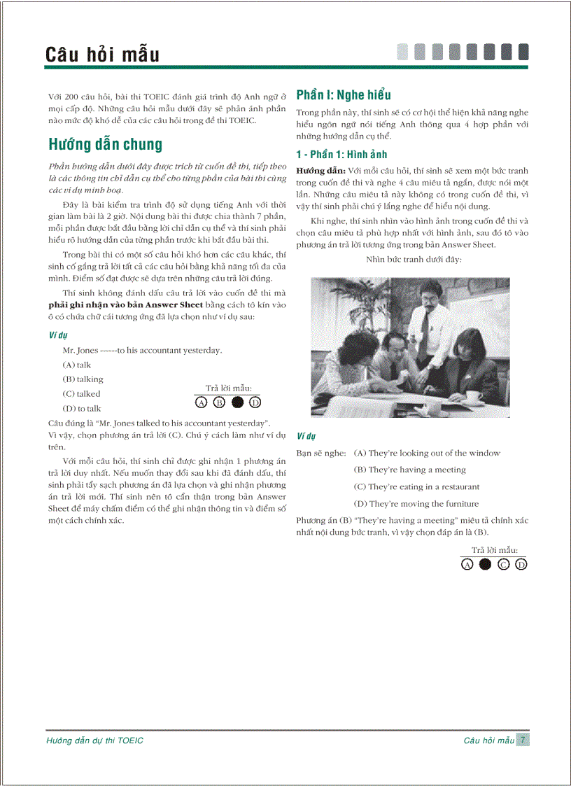 image for page Hướng dẫn thi TOEIC