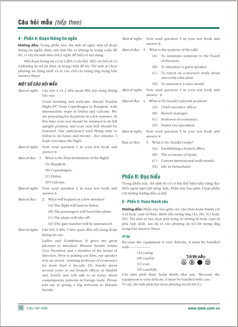 image for page Hướng dẫn thi TOEIC