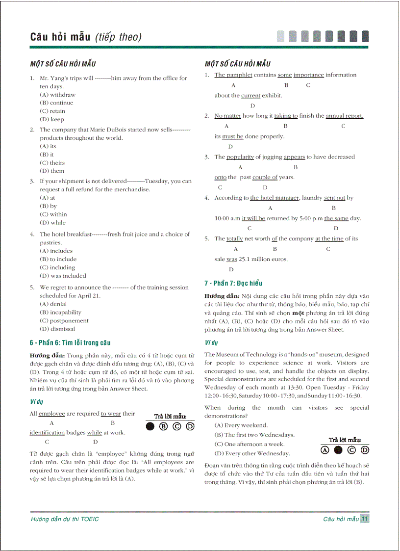 image for page Hướng dẫn thi TOEIC