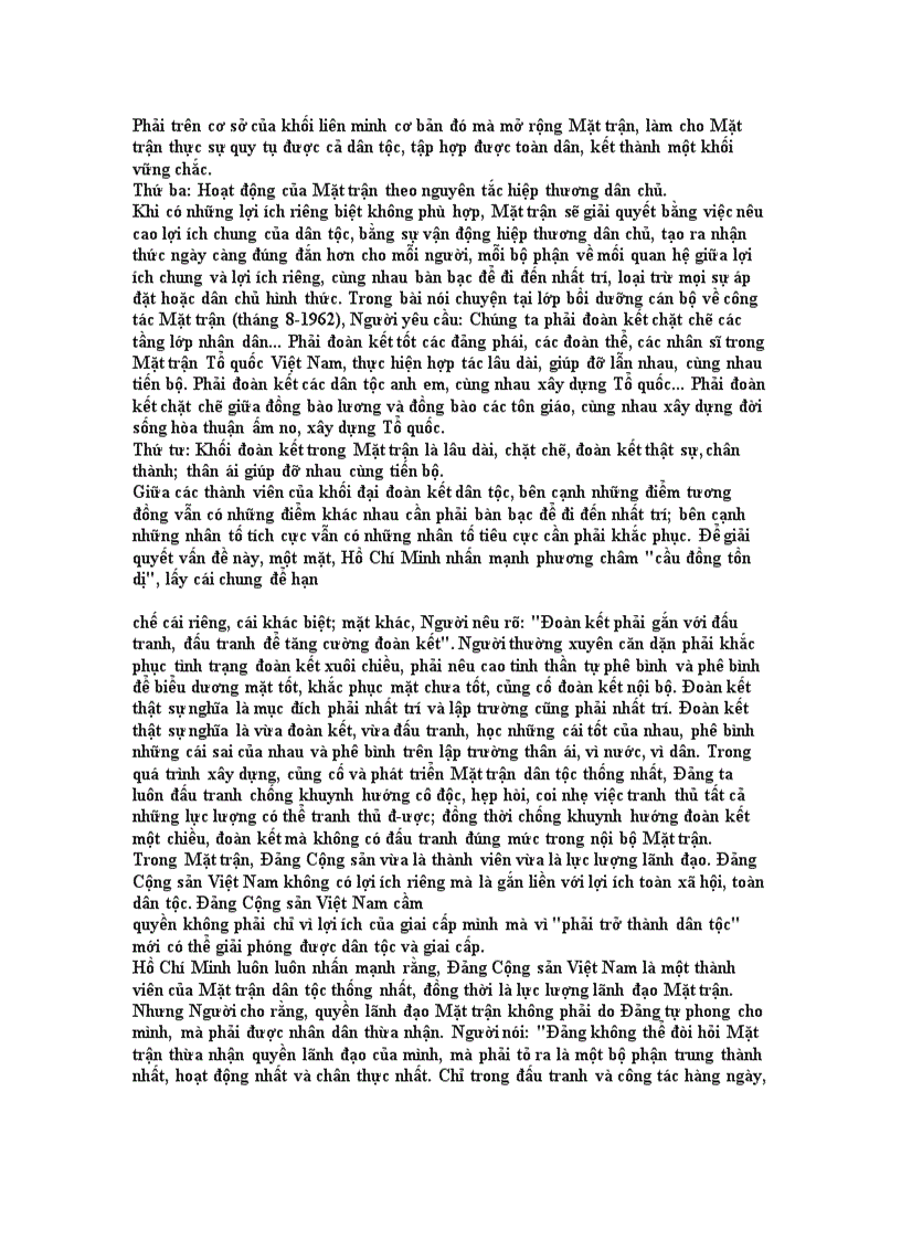 image for page Tổng hợp một số câu hỏi và đáp án bài kiểm tra trắc nghiệm môn Tư Tưởng Hồ Chí Minh doc