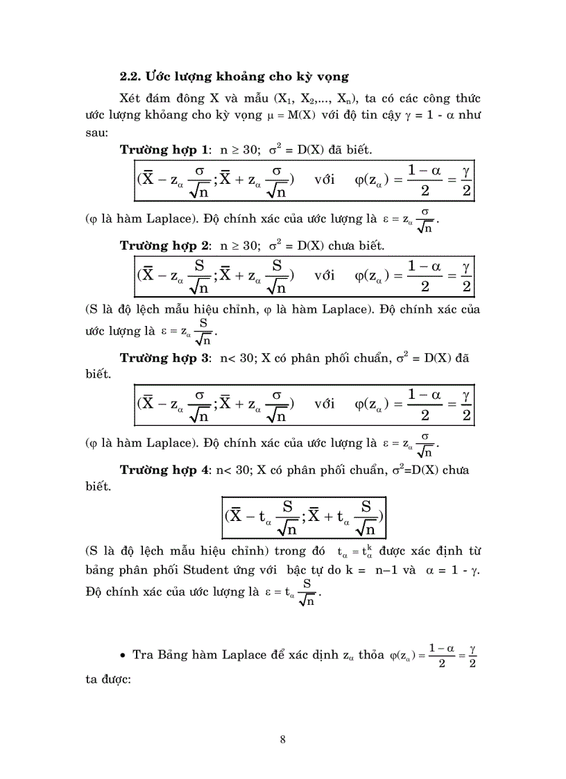 image for page Ôn thi cao học môn Toán kinh tế Phần 3 THỐNG KÊ