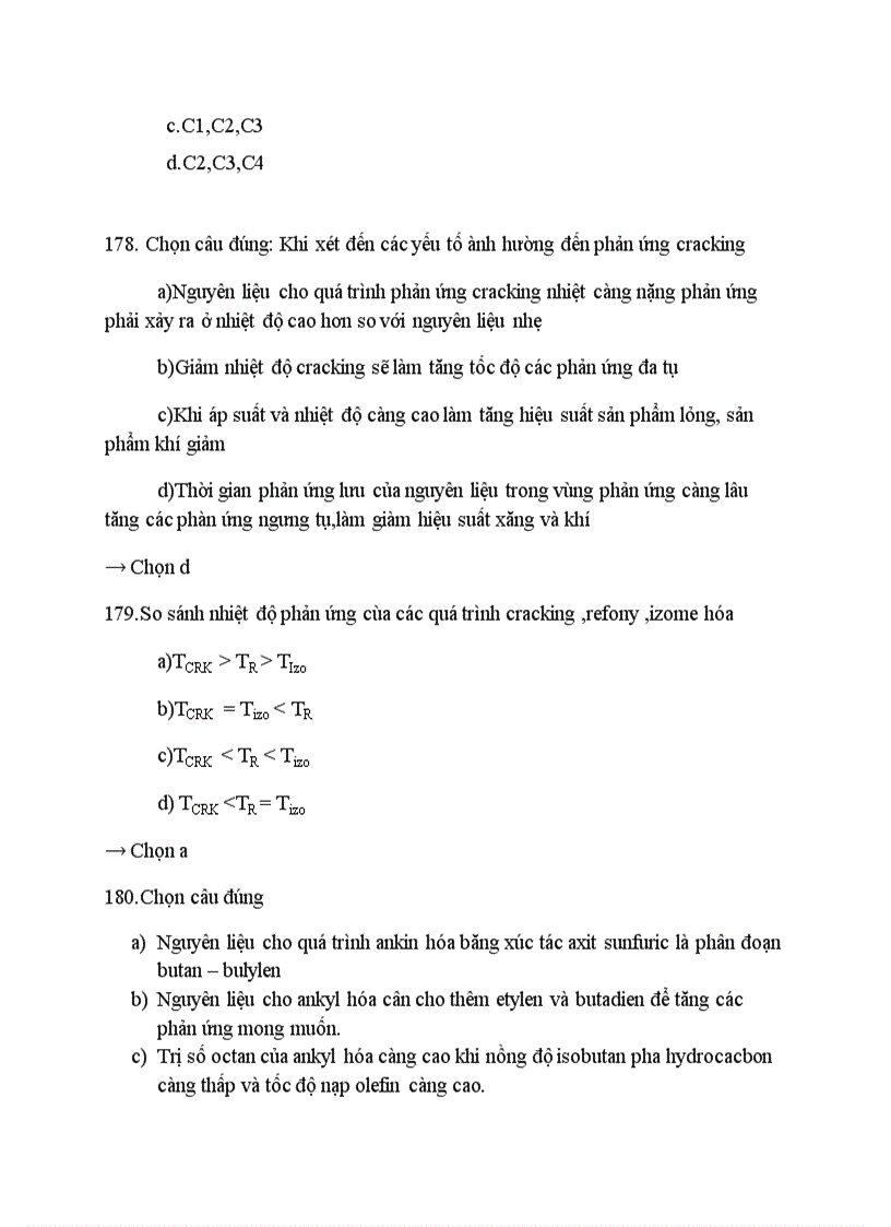 image for page Câu hỏi trắc nghiệm có đáp án môn Hóa học dầu mỏ phục vụ cho sinh viên lọc hóa dầu