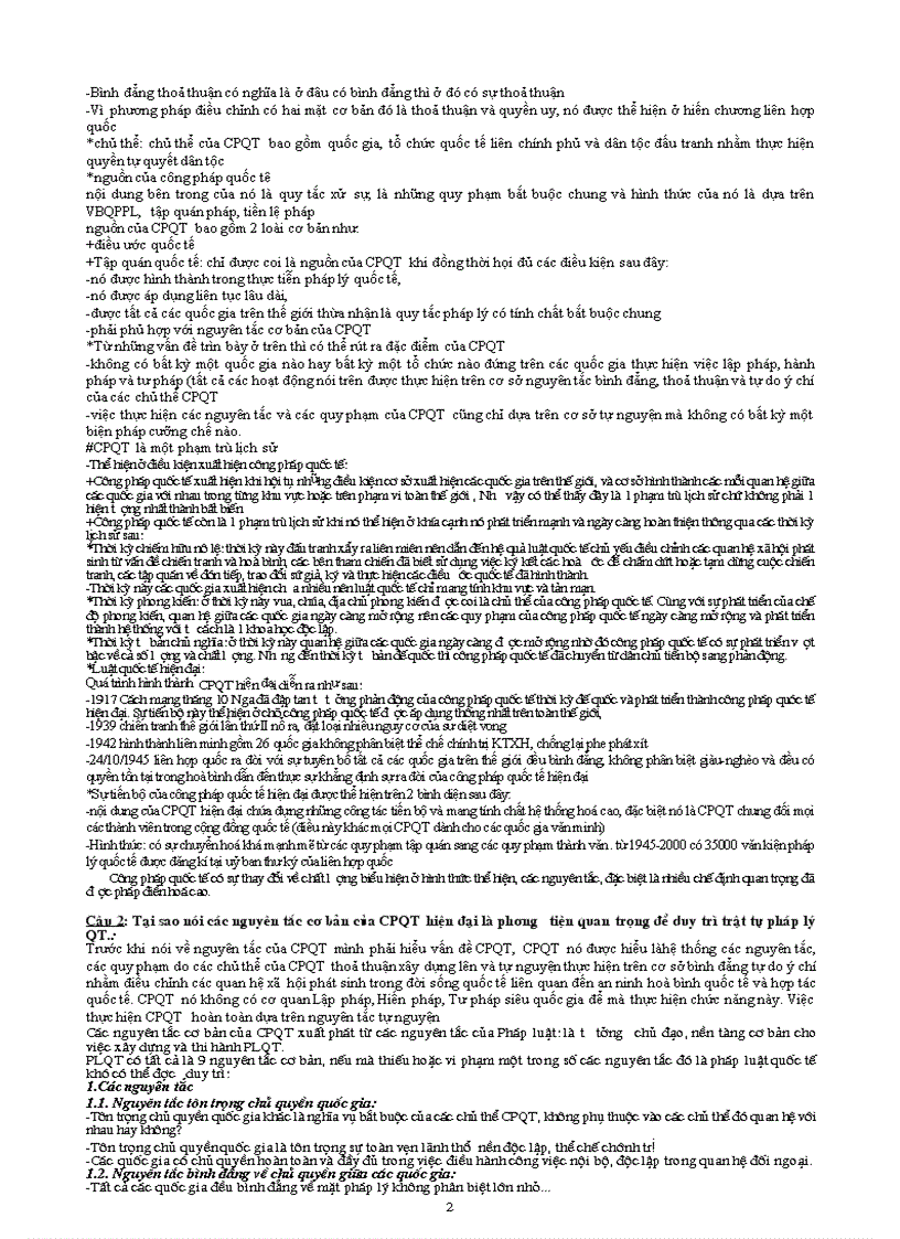 image for page Câu hỏi và đáp án môn thi luật công pháp quốc tế