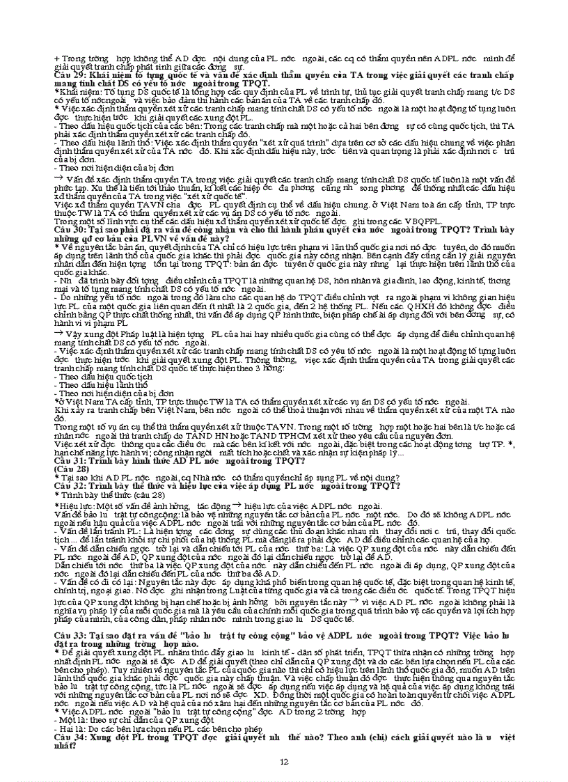 image for page Câu hỏi và đáp án môn thi luật công pháp quốc tế